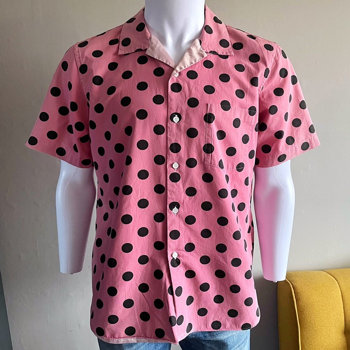 Comme des Garcons Homme Plus Comme des Garçons Homme Plus 2000 Vintage Camp Collar Shirt Size US L / EU 52-54 / 3 - 7 Thumbnail