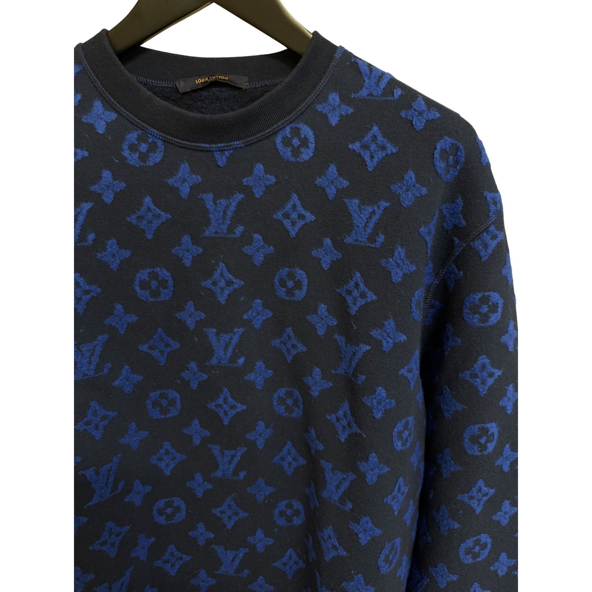 Louis Vuitton Louis Vuitton Mens Monogram Wool Sweater Size L Made In Ital Size US L / EU 52-54 / 3 - 9 Thumbnail