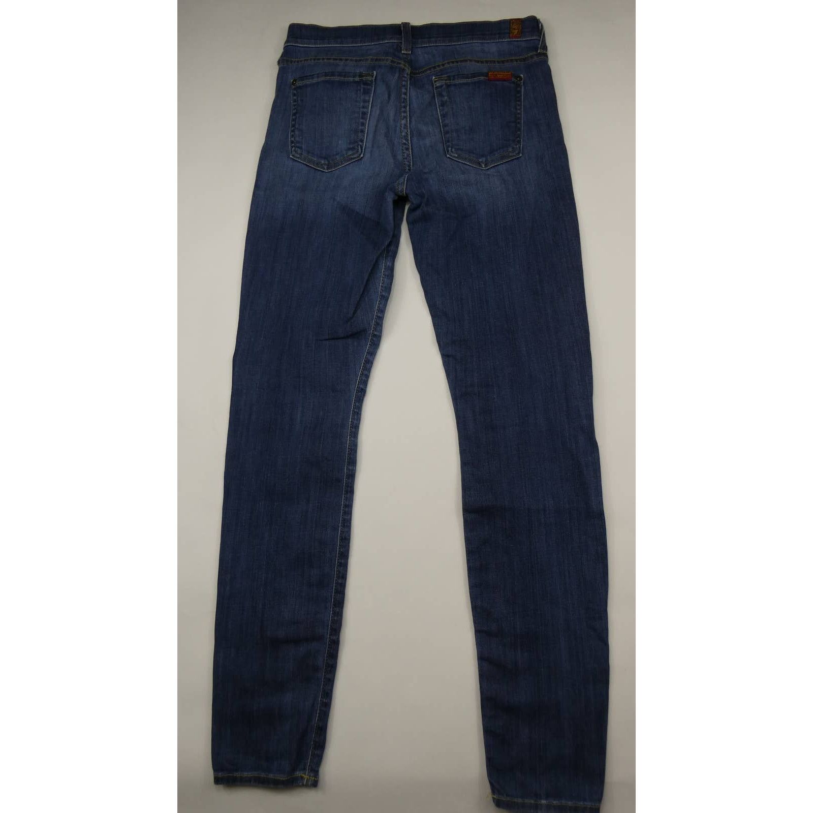 7 For All Mankind 7 FOR ALL MANKIND, The Skinny jeans, medium wash, size 26 Size 26" / US 2 / IT 38 - 2 Thumbnail