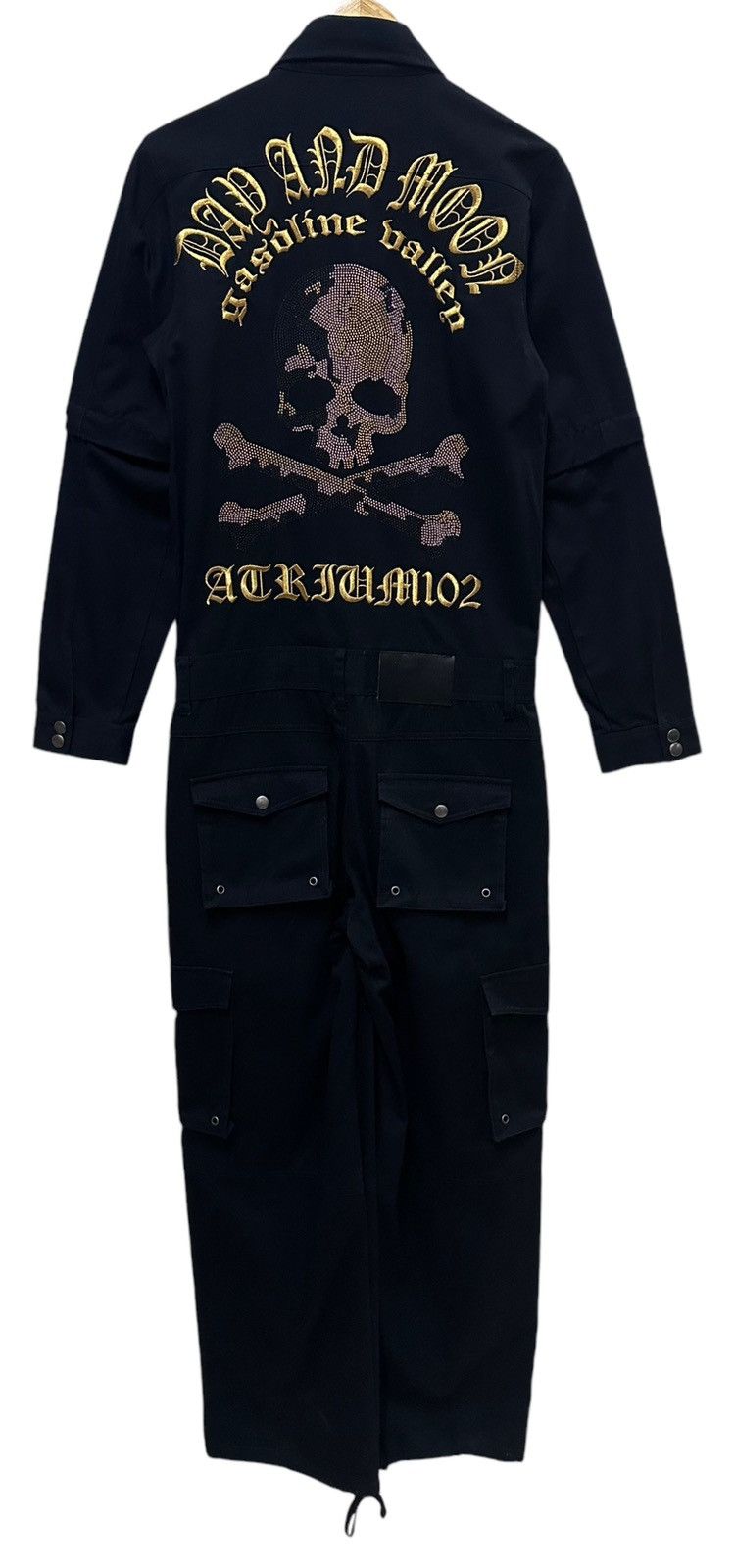 Hysteric Glamour × If Six Was Nine × Japanese Brand RARE ‼️ Crossbones Swarovski Big Logo Cargo Overall Size US S / EU 44-46 / 1 - 2 Thumbnail