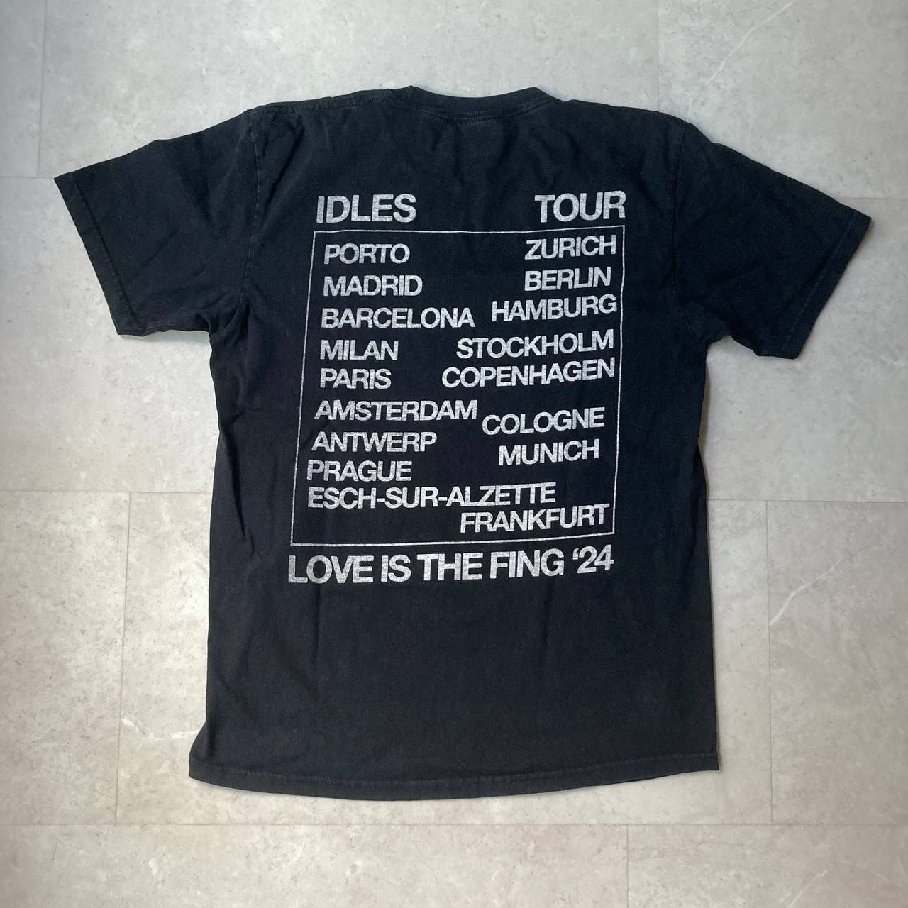 Rap Tees Idles Punk Rock Post Hardcore Noise Band Tour Tee Size US L / EU 52-54 / 3 - 5 Thumbnail