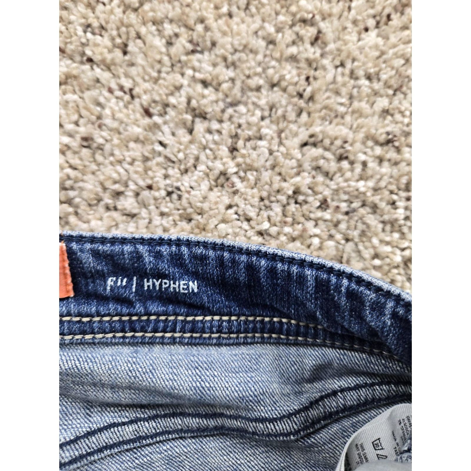 Anthropologie Pilcro Hyphen Jeans Womens 27 Blue Patchwork Distressed Slim Fit Anthropologie Size 24" / US 00 / IT 34 - 5 Thumbnail
