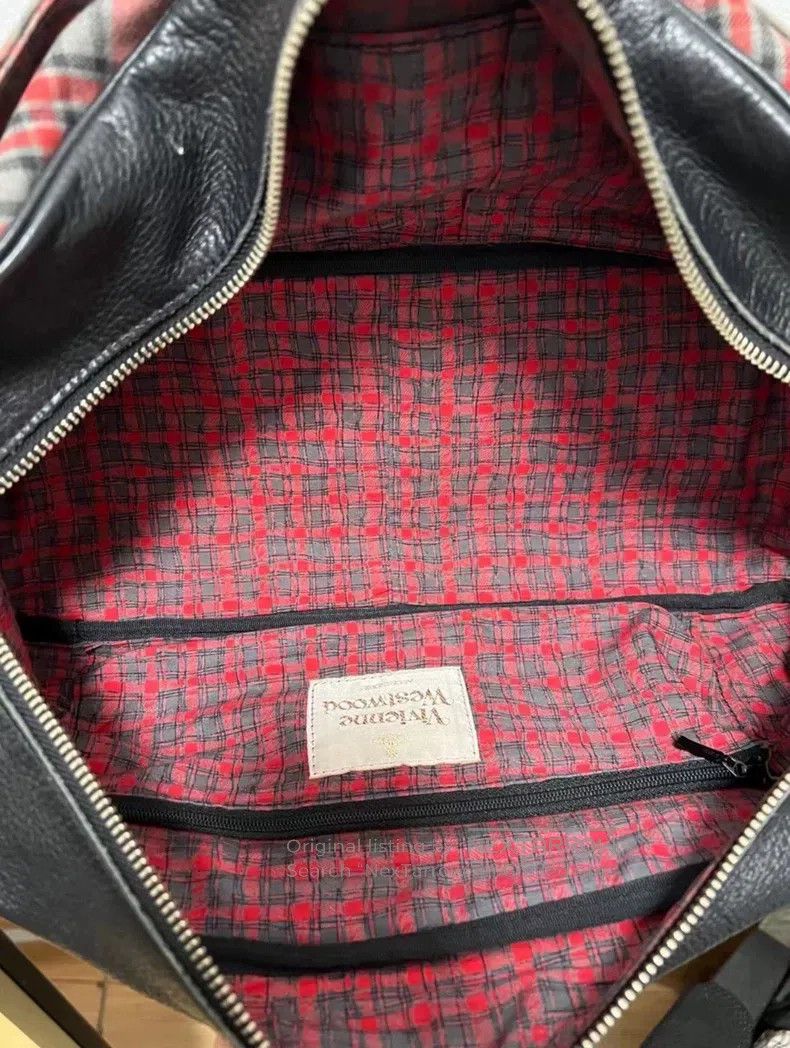Vivienne Westwood Vivienne Westwood size os Vintage Bag, Black and Red Punk G Size ONE SIZE - 4 Thumbnail