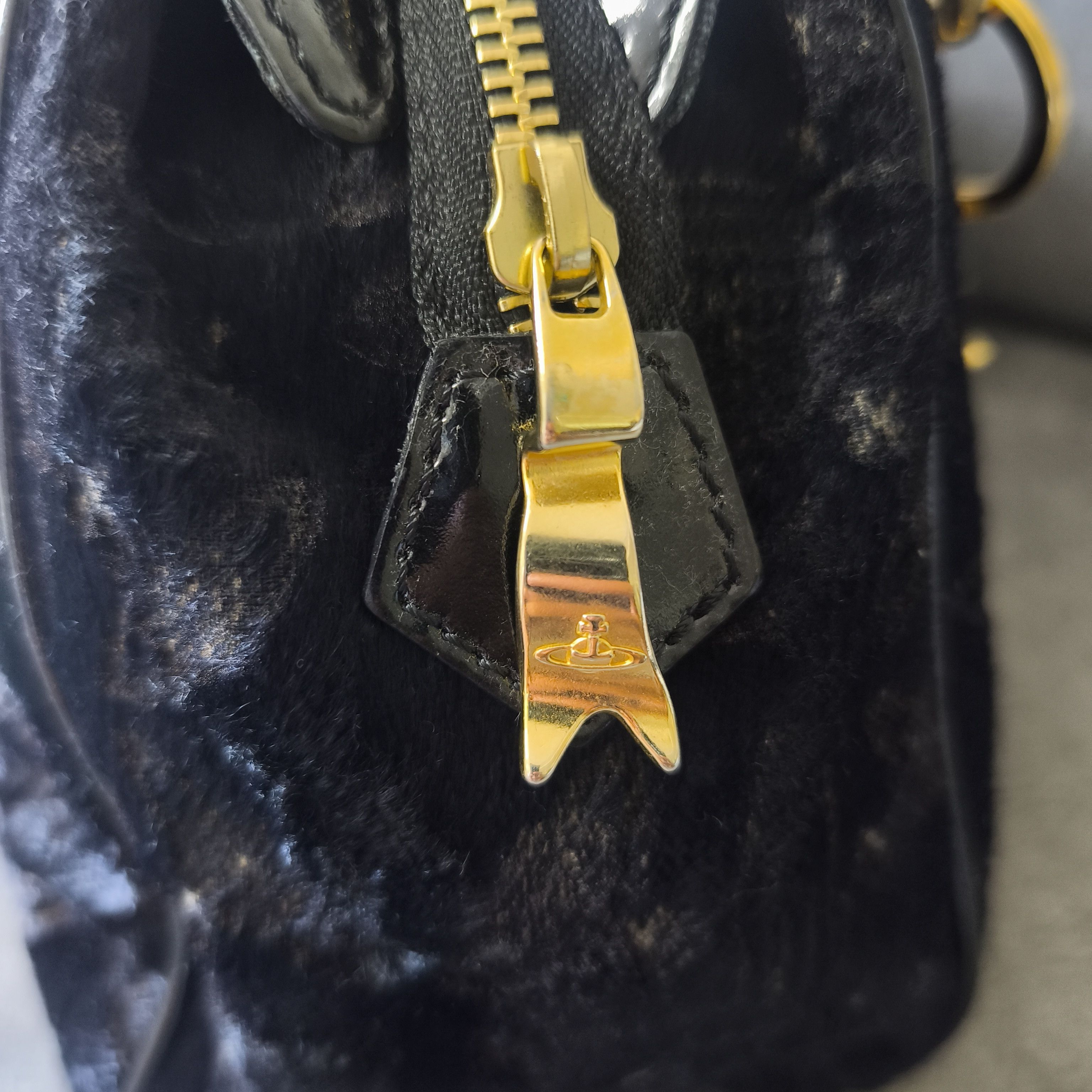 Vivienne Westwood Vivienne Westwood Yasmin Orb Monogram Haircalf Boston Bag Size ONE SIZE - 12 Thumbnail