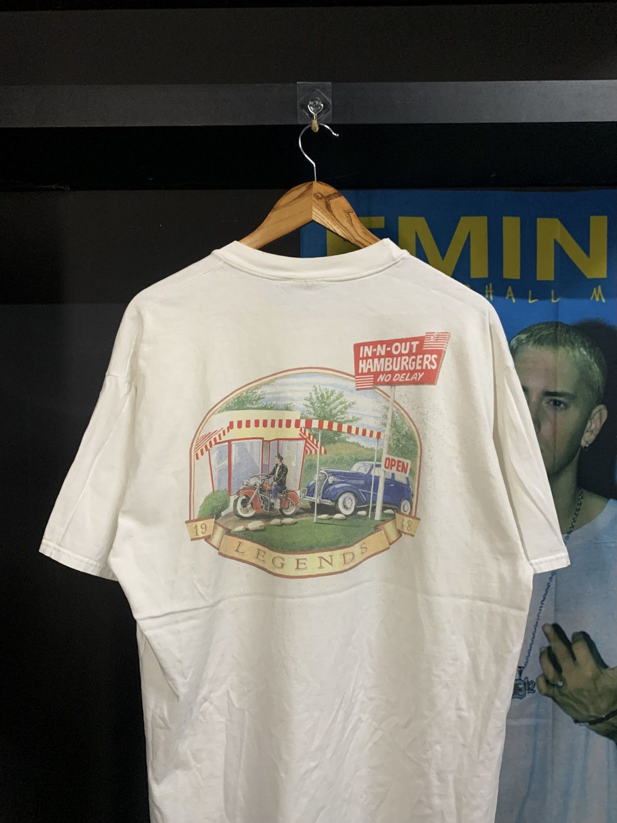 Vintage VINTAGE 90s IN N OUT BURGER Size US XL / EU 56 / 4 - 2 Thumbnail
