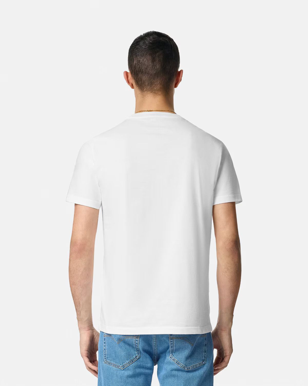 Versace o1s22i1n0125 Crewneck T-Shirt in White Size US L / EU 52-54 / 3 - 5 Thumbnail