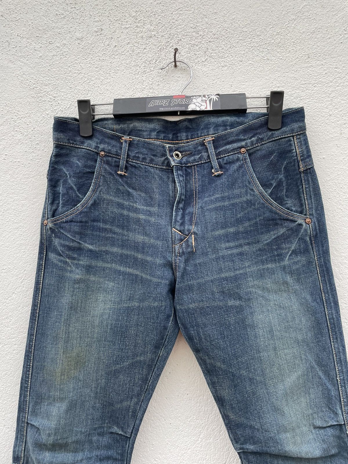 If Six Was Nine Japan Brand Medio Quadro Flare Jeans Made In Japan Size US 30 / EU 46 - 2 Thumbnail
