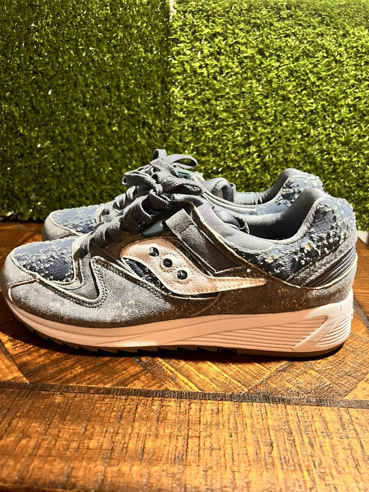 Saucony Saucony “Distressed Blue denim “ | Grailed