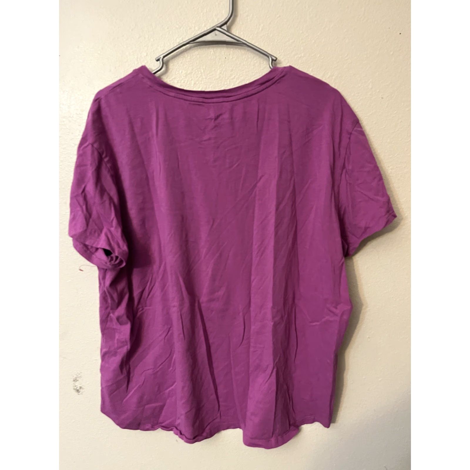 Reebok Reebok T-Shirt Crew Neck Women 3XL Purple Athletic Activewear Short Sleeve Polyester 100% Regular Size Clothing Size XXL / US 16-18 / IT 52-54 - 3 Thumbnail