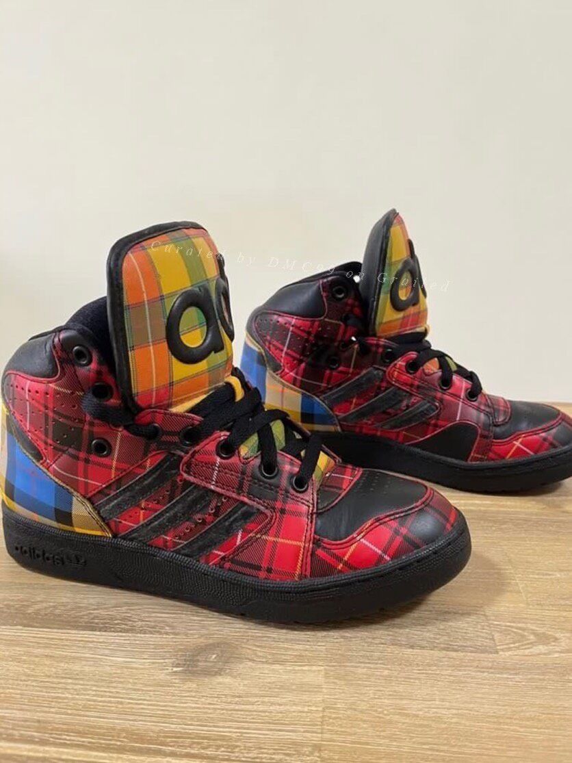 Jeremy Scott adidas Jeremy Scott Instinct Hi Wings Plaid Size US 7.5 / EU 40-41 - 1 Thumbnail