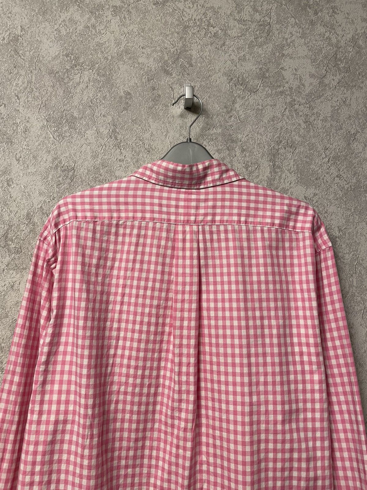 Ralph Lauren Vintage Ralph Lauren Pink Checkered Long Sleeve Shirt Size US XL / EU 56 / 4 - 15 Thumbnail