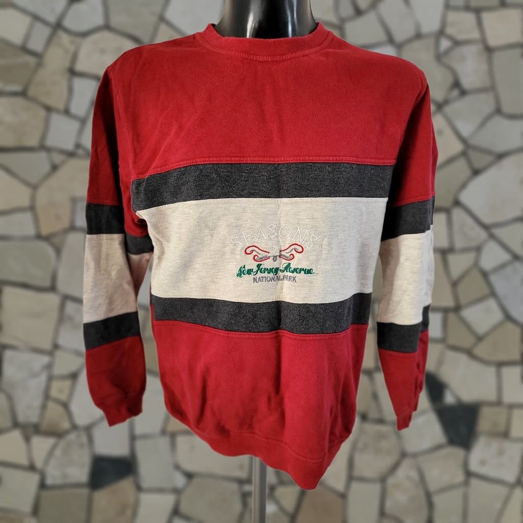 Vintage National Multicoloured Option Jersey Mens S Sweatshirt Pullover Size US S / EU 44-46 / 1 - 1 Thumbnail
