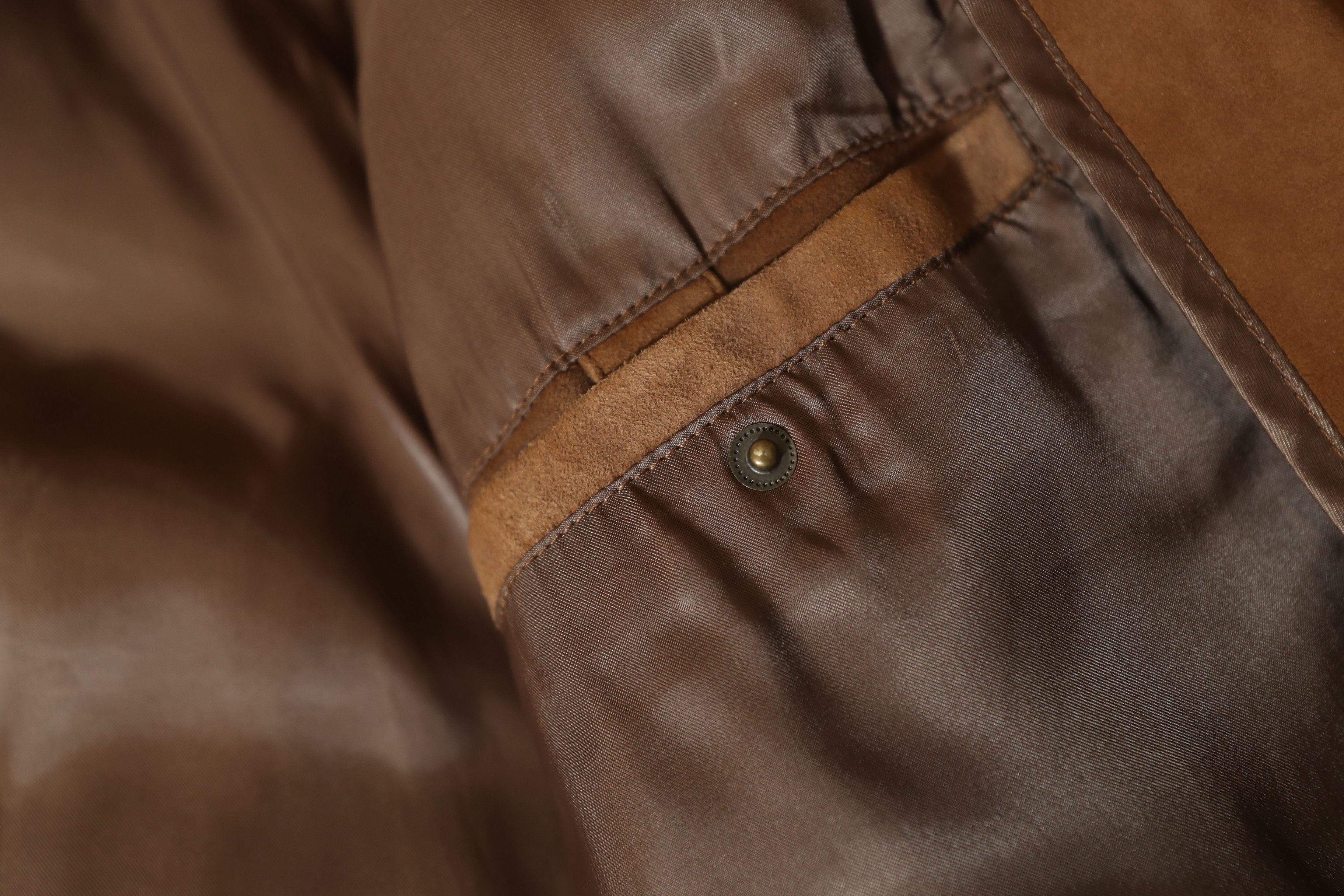 Jos. A. Bank Jos A Bank Brown Suede Leather Vintage Jacket (XL) Size US XL / EU 56 / 4 - 14 Thumbnail