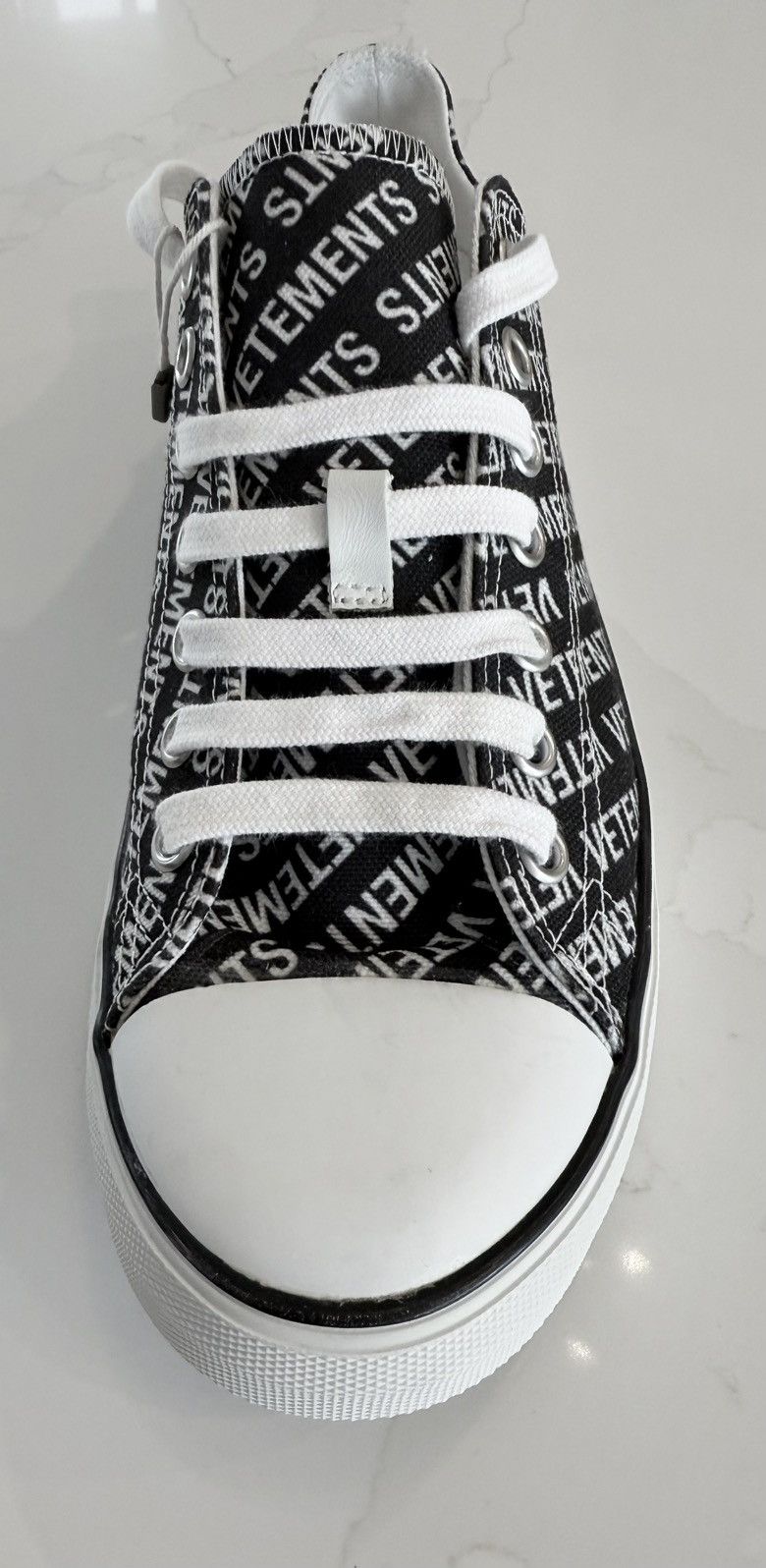 Vetements New FW18 Phase 2 Monogram CTN Low Top Canvas Sneakers 42 Size US 8.5 / EU 41-42 - 17 Thumbnail