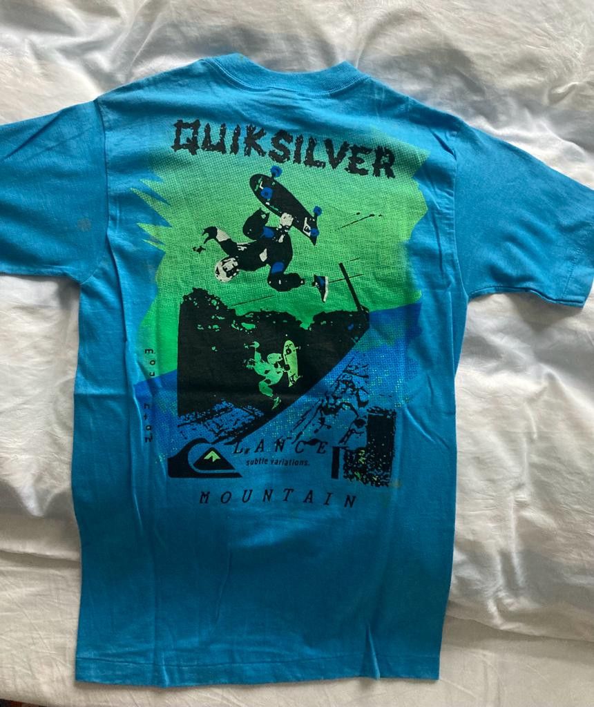 Quiksilver Lance Mountain Quicksilver Skate T-Shirt Rare! Orig.Vintage Size US XS / EU 42 / 0 - 2 Thumbnail