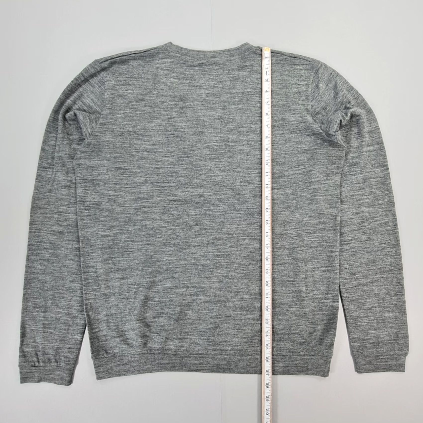 Vintage Wolfen Germany Womens Jumper Wool Grey XL V-Neck Pullover Knit Lightweight Casual Design Size XL / US 12-14 / IT 48-50 - 5 Thumbnail