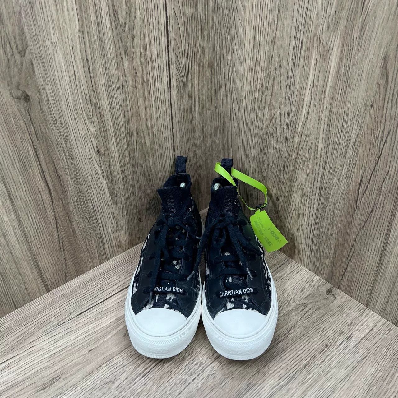 Dior Dior Walk'N' Mid-Top Logo Knit Sneakers Size US 6 / IT 36 - 1 Thumbnail