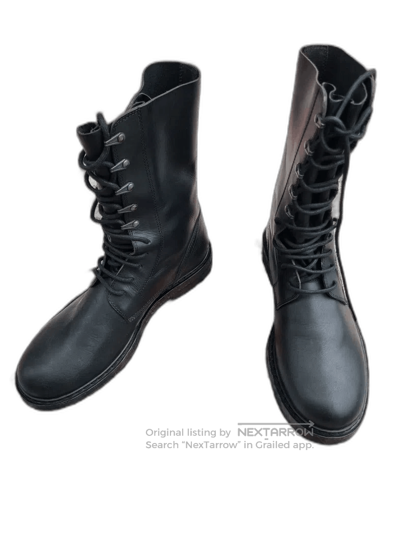 Other Ann Demeulemeester Black Military Boots. Size US 8 / IT 38 - 1 Thumbnail