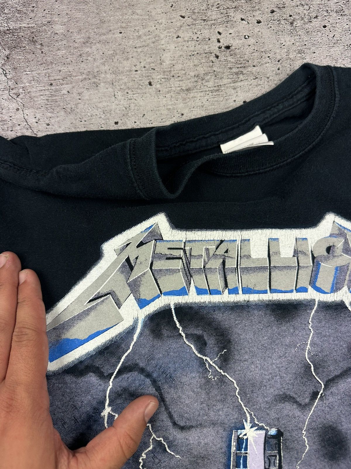 Band Tees 2007 Metallica Ride The Lightning Double Sided T Shirt Size US M / EU 48-50 / 2 - 13 Thumbnail