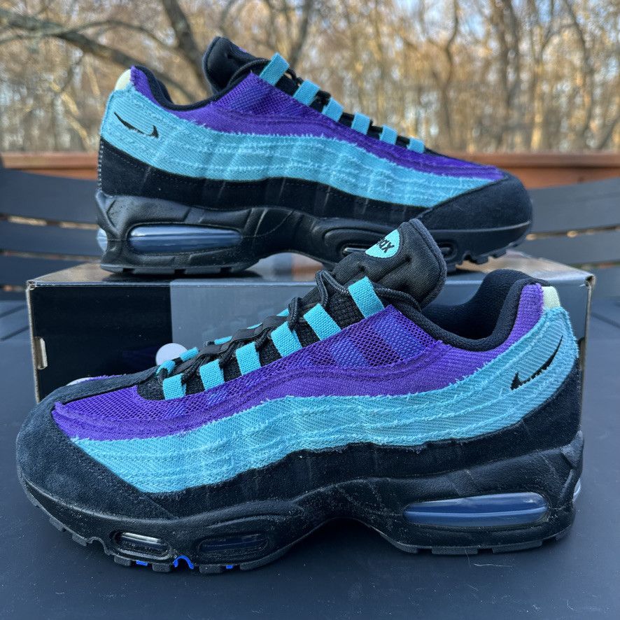 Nike Size 10 - Nike Air Max 95 Custom Skeletor Hand Dyed Size US 10 / EU 43 - 2 Thumbnail