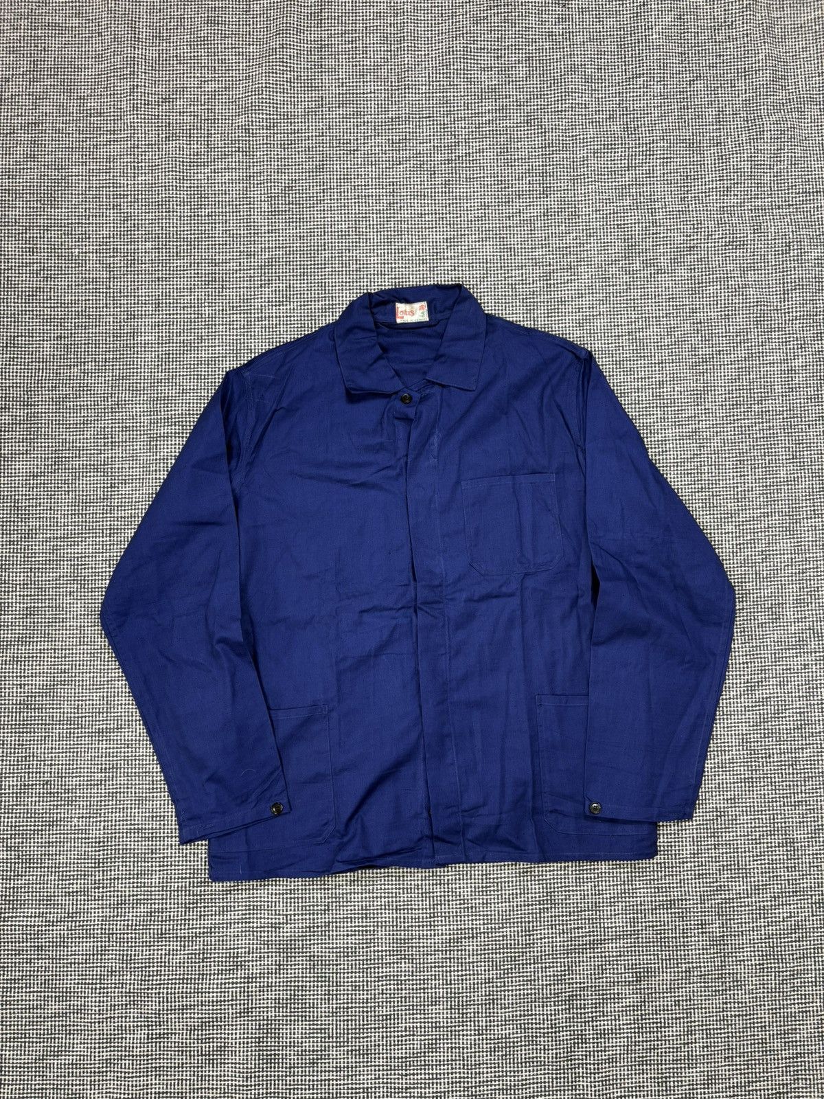 Vintage vintage French chore coat utility jacket three pocket Size US M / EU 48-50 / 2 - 1 Thumbnail
