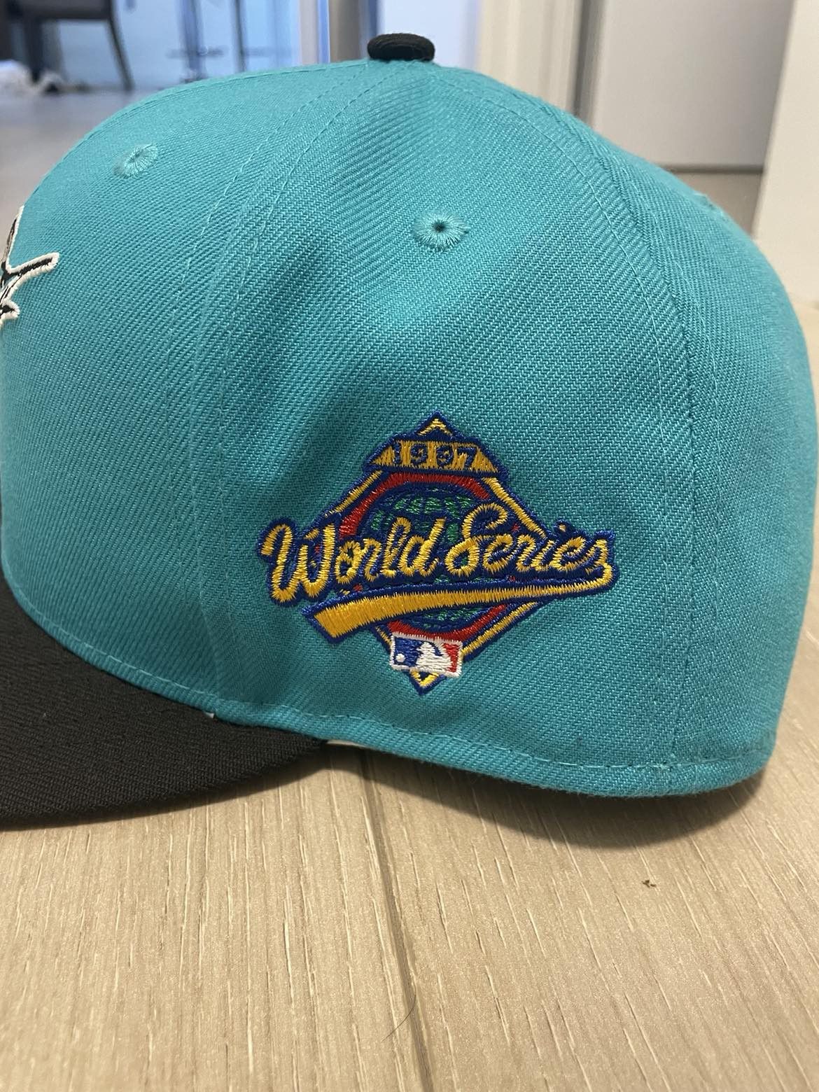 New Era Florida Marlins 1997 World Series Fitted Cap Size 8 Size ONE SIZE - 5 Thumbnail