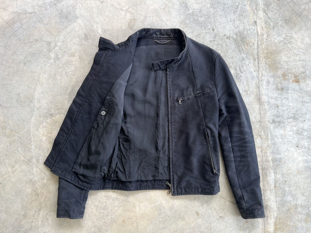 The Viridi-anne Archival The Viridi-anne Faded Black Cotton Moto Jacket Size US S / EU 44-46 / 1 - 9 Thumbnail