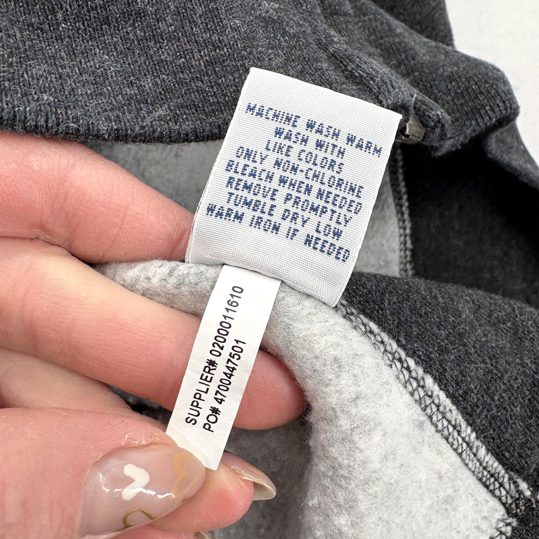 Polo Ralph Lauren Polo Ralph Lauren Hoodie Mens 2XB Gray Full Zip Fleece Sweatshirt Pony Logo Big Size US XXL / EU 58 / 5 - 5 Thumbnail