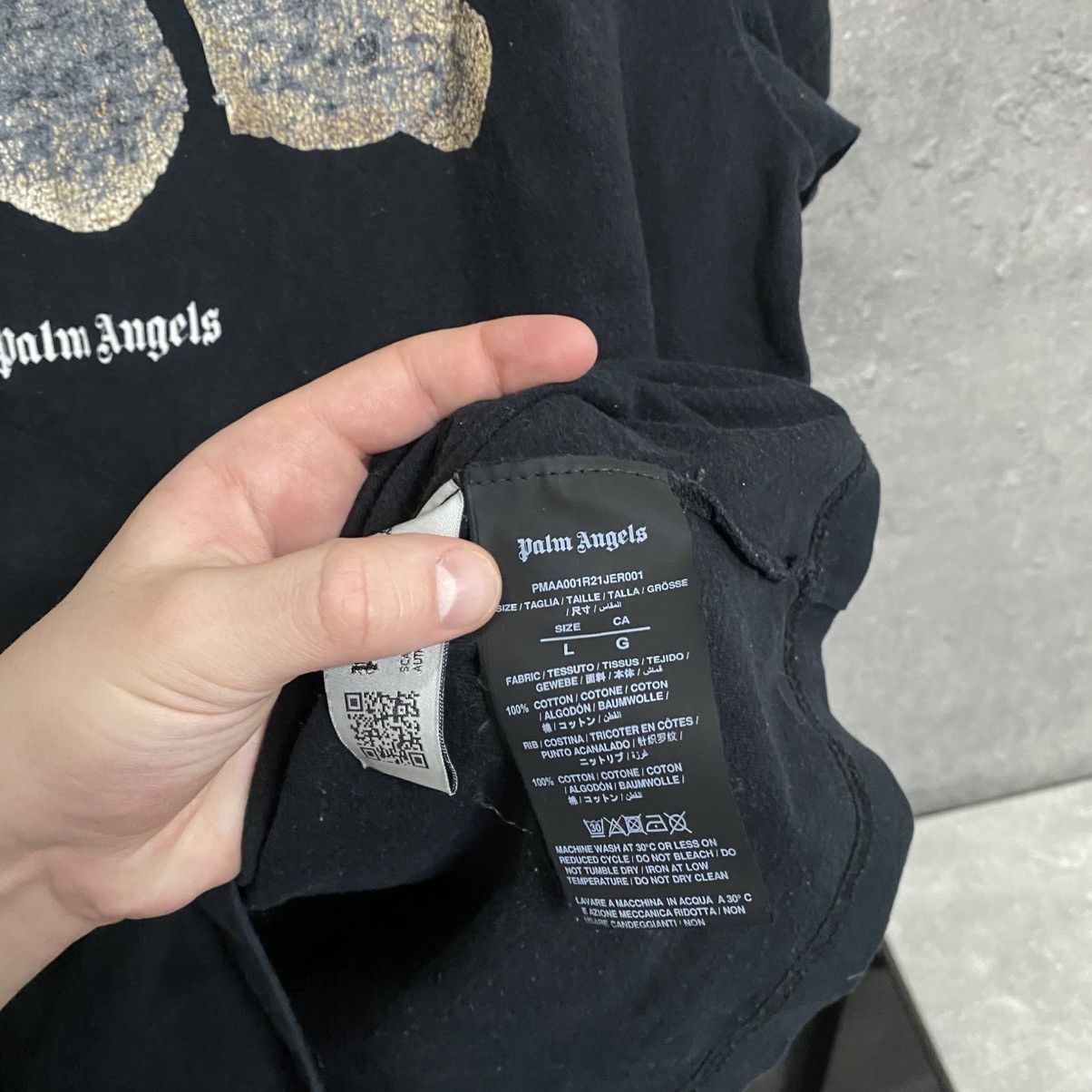Palm Angels Palm Angels Bear T-Shirt Size US L / EU 52-54 / 3 - 14 Thumbnail