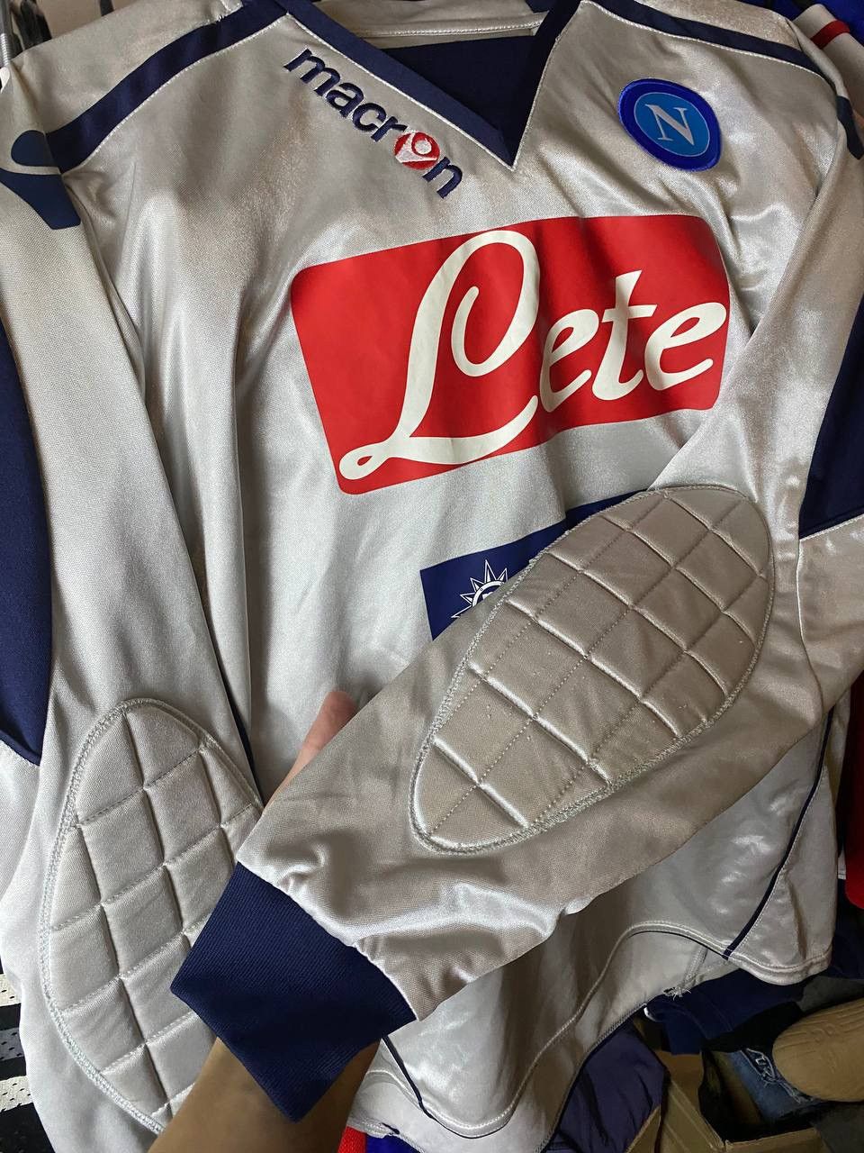 Macron Macron Napoli match worn goalkeeper jersey Size US M / EU 48-50 / 2 - 2 Thumbnail