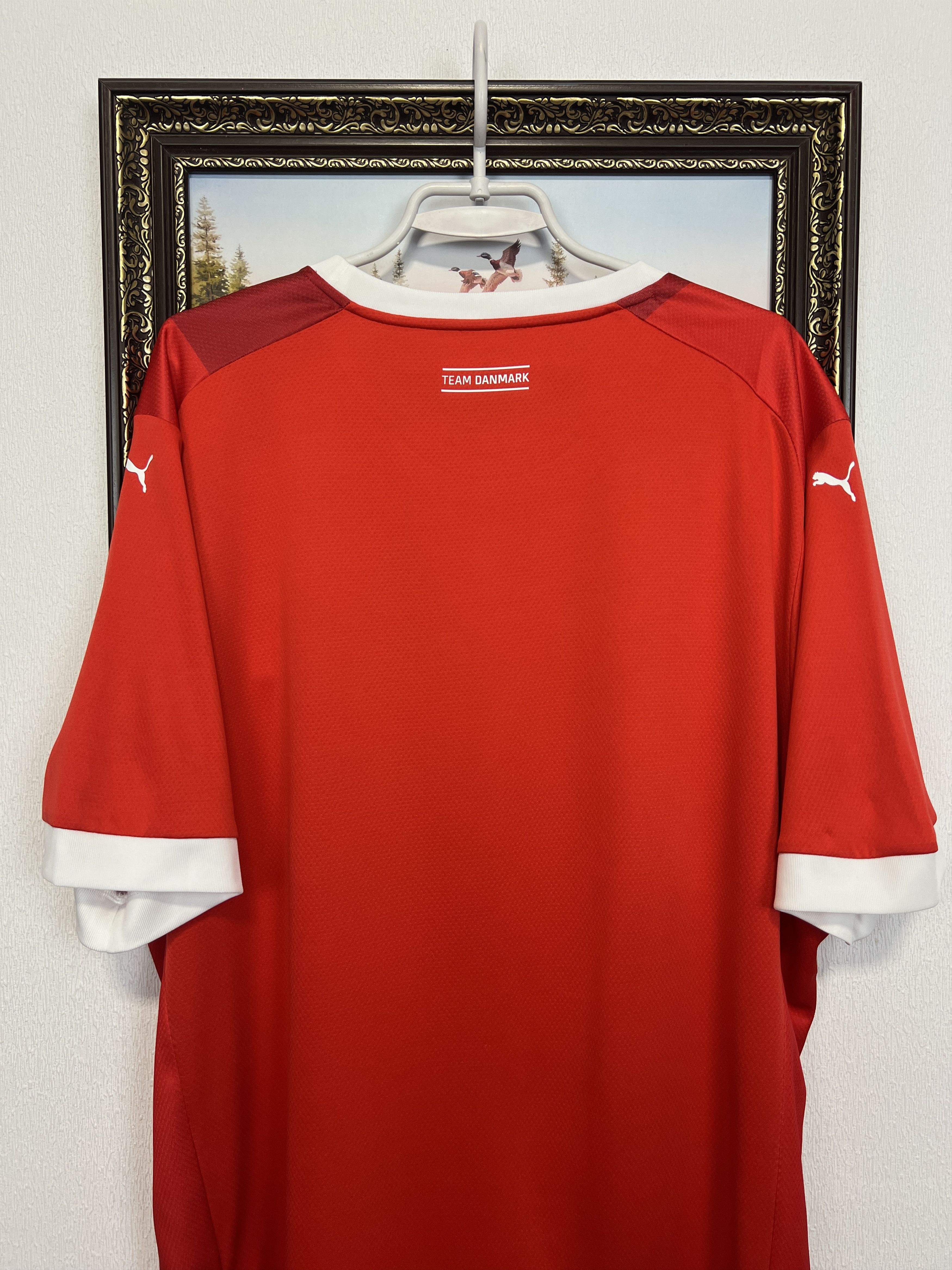 Puma Puma Denmark Handball Red Shirt Sport Trikot Jersey Athletic Size US XXL / EU 58 / 5 - 9 Thumbnail