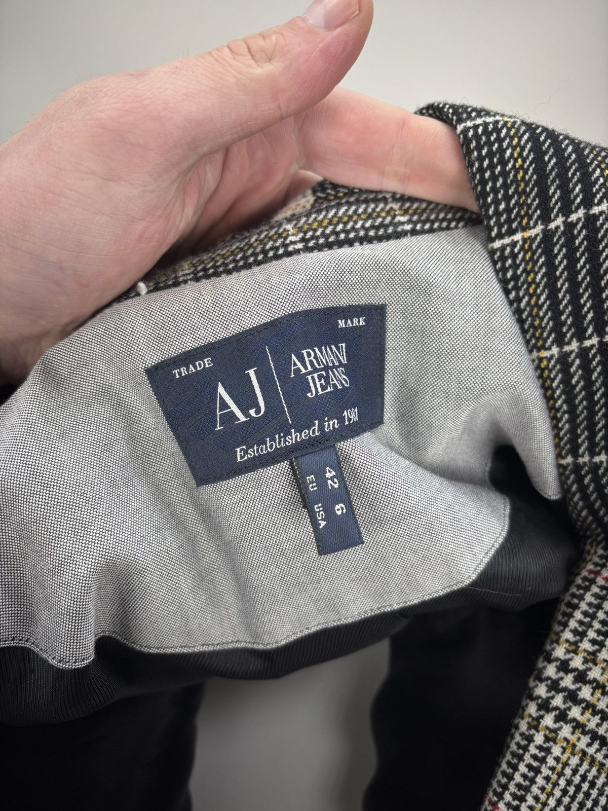 Armani Womens blazer Armani Jeans Size 6 Color Multicolor Size M / US 6-8 / IT 42-44 - 10 Thumbnail
