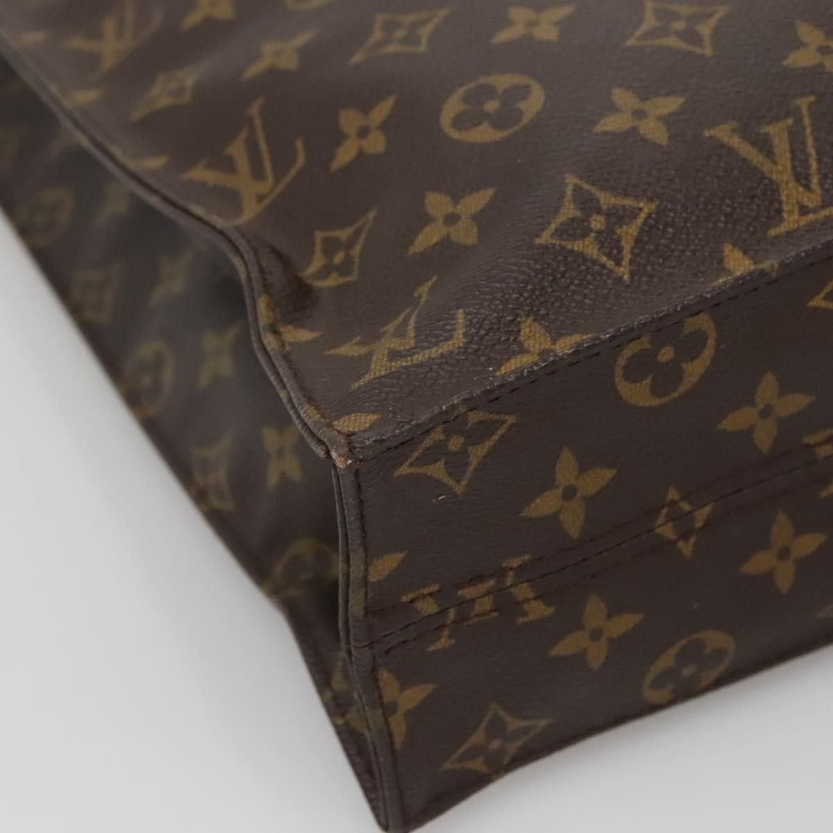 Louis Vuitton LOUIS VUITTON Monogram Sac Plat Hand Bag M51140 Size ONE SIZE - 14 Thumbnail