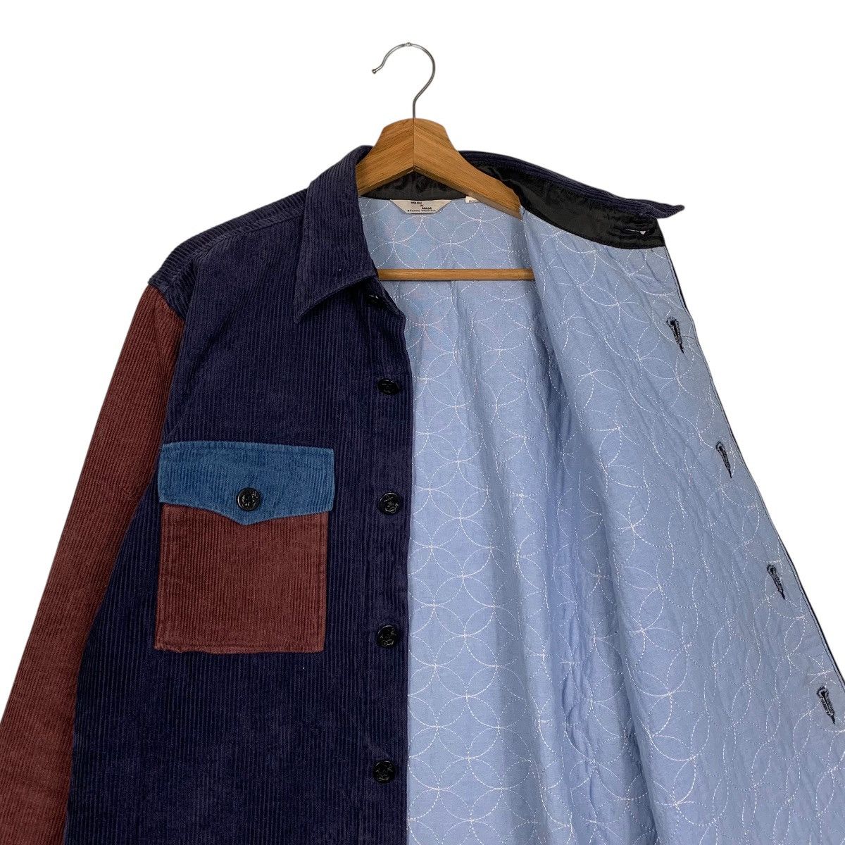 Japanese Brand Wash N Make Multicolor Corduroy Jacket Size US M / EU 48-50 / 2 - 10 Thumbnail