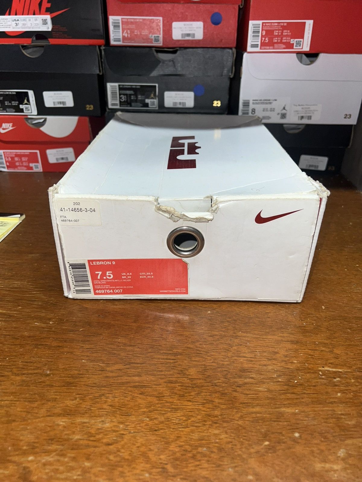 Nike Lebron 9 Cool Grey size 7.5 Size US 7.5 / EU 40-41 - 11 Thumbnail