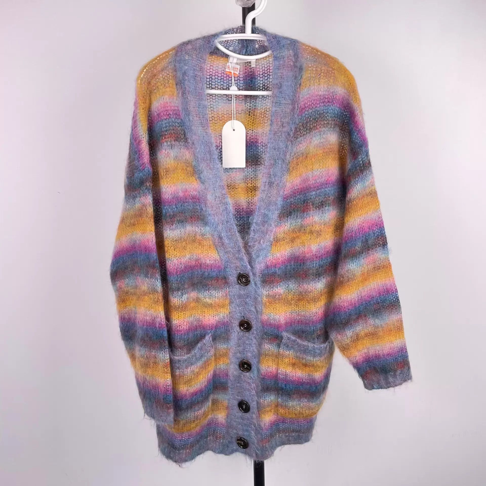 Chloe Chloé women's XS color - blocked cardigan Size XS / US 0-2 / IT 36-38 - 1 Thumbnail