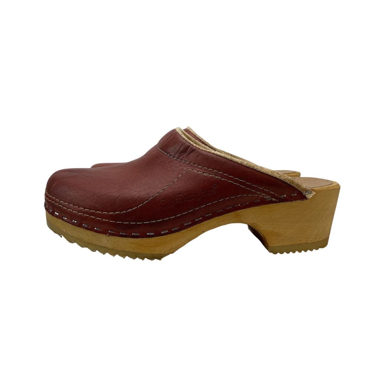 & Other Stories Olaf Daughters Vintage 70s Swedish Wooden Clogs Size 37 Size US 6.5 / IT 36.5 - 2 Thumbnail