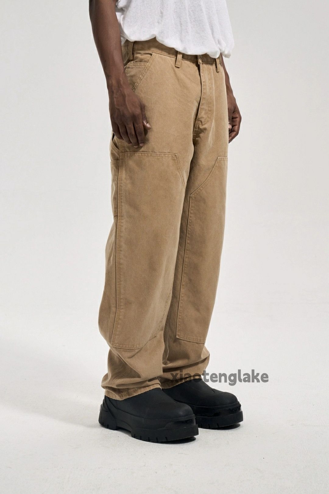 Jean × Vintage utility skate hiphop workwear carpenter baggy jeans Size US 34 / EU 50 - 3 Thumbnail