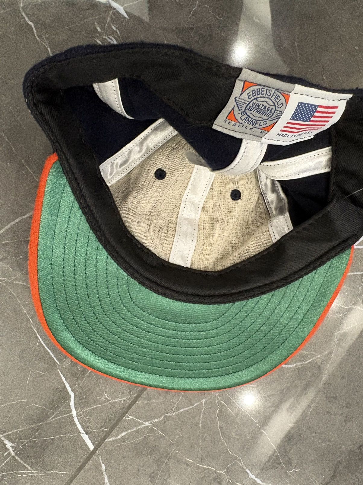 Ebbets Field Flannels Ebbets Field Flannels Brooklyn Bushwicks 1949 Wool Hat 7 1/4 Size ONE SIZE - 5 Thumbnail