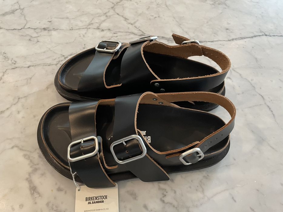 Jil Sander Jil Sander Birkenstock black Milano sandals 41 new with ...