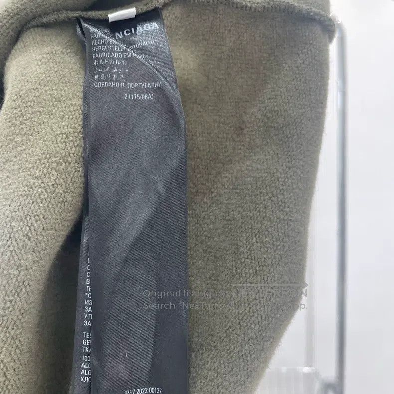 Balenciaga Balenciaga Olive green blocking line front and back logo h Size US M / EU 48-50 / 2 - 6 Thumbnail