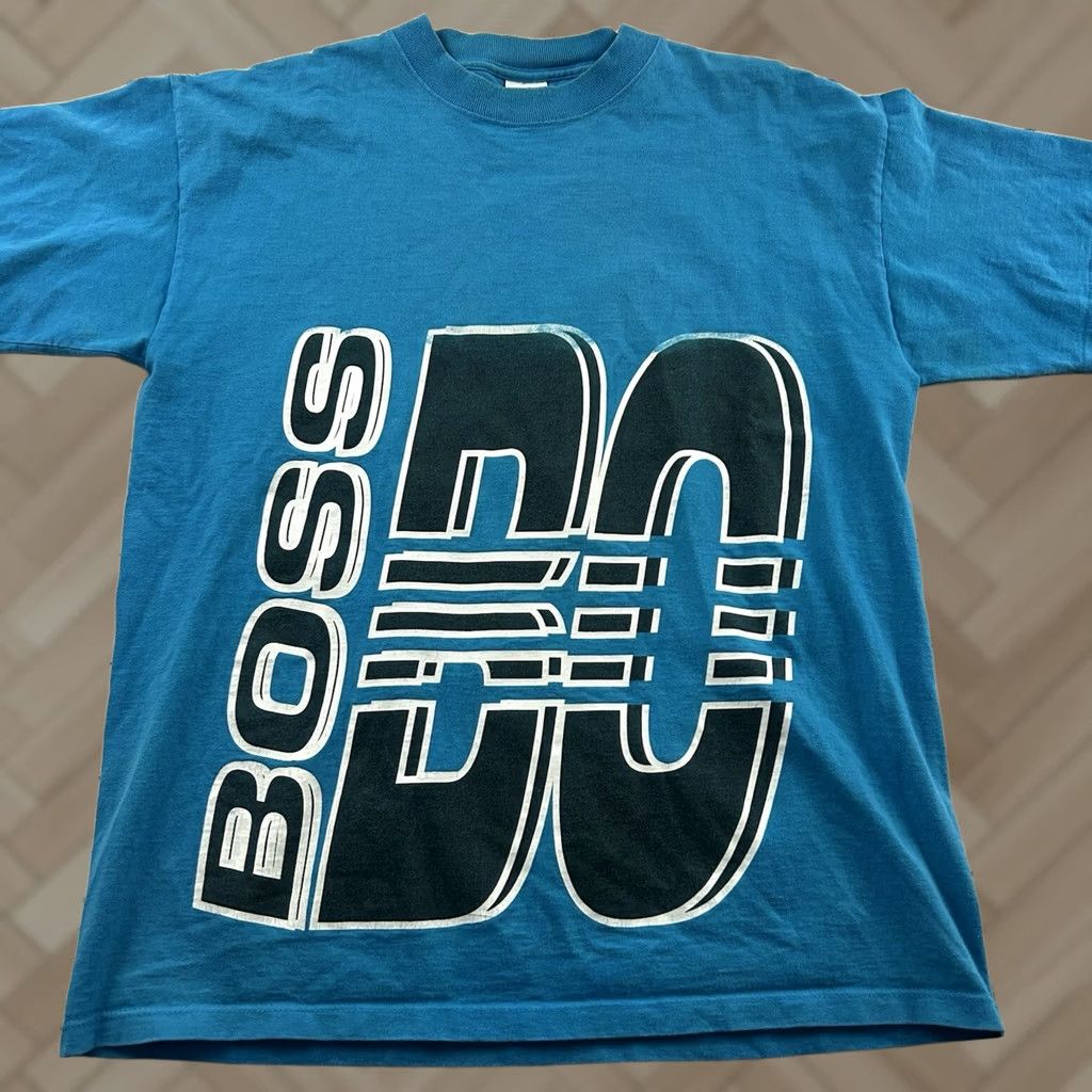 Vintage VINTAGE Boss Short Sleeve T Shirt Men L Blue 90s Shirt Mens Size US L / EU 52-54 / 3 - 1 Thumbnail