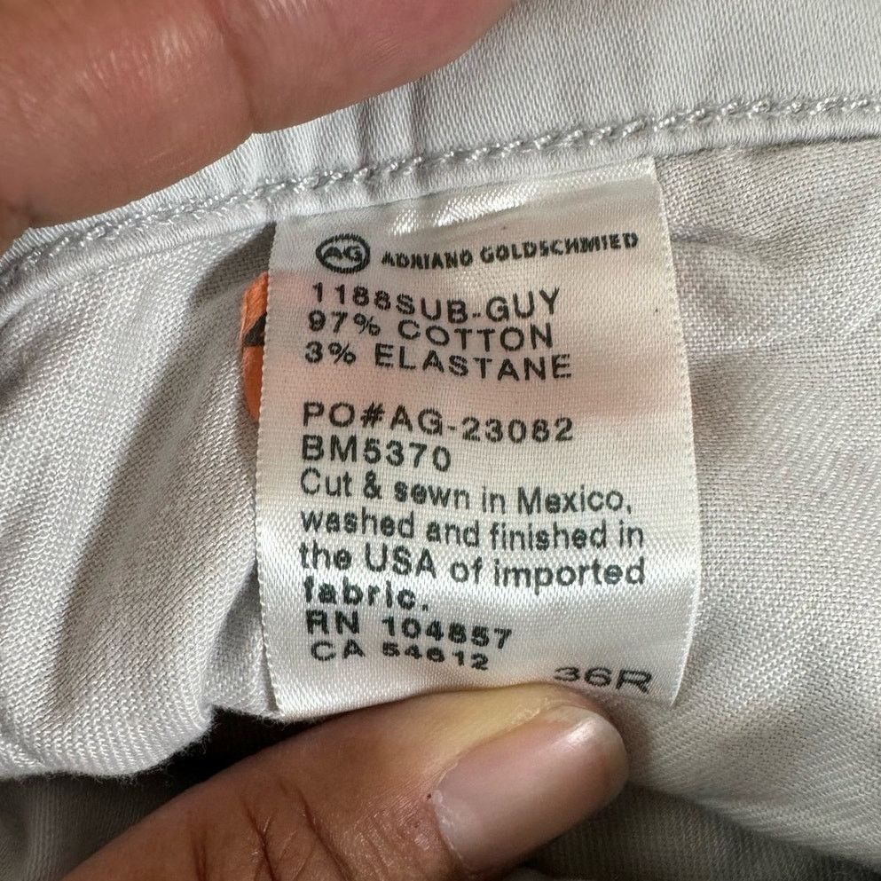 AG Adriano Goldschmied Adriano Goldschmied AG The Lux Khaki StyleTailored Mens 36R Size US 36 / EU 52 - 5 Thumbnail