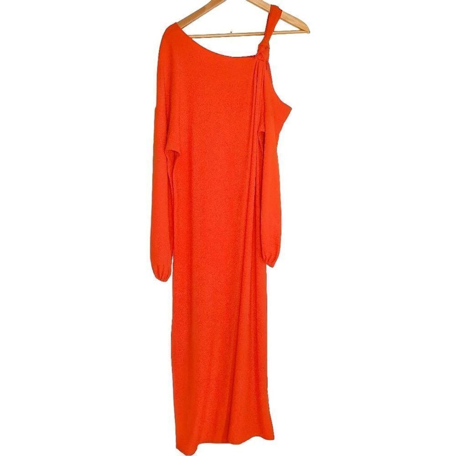 Elizabeth and James Elizabeth and James Tangerine Shontae Grecian Maxi Gown Sz 4 Size S / US 4 / IT 40 - 2 Thumbnail