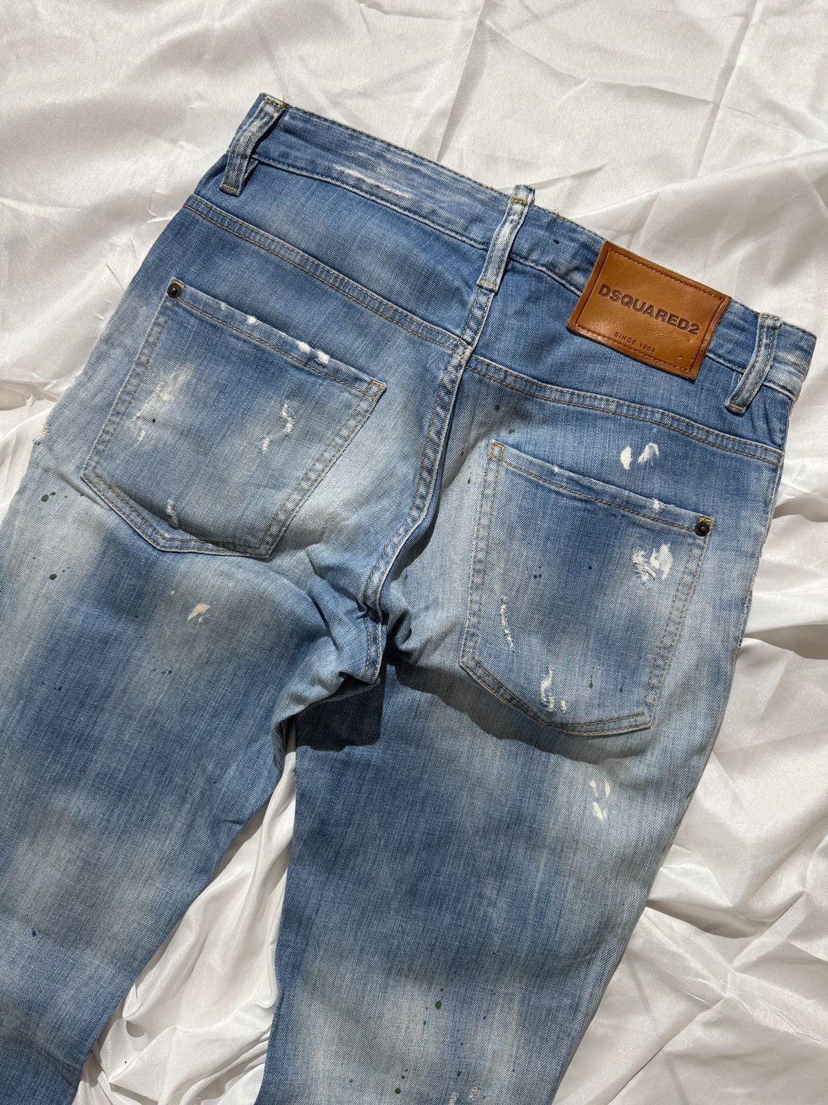 Dsquared2 Dsquared2 Slim Fit Distressed Jeans Size 30" / US 8 / IT 44 - 7 Thumbnail