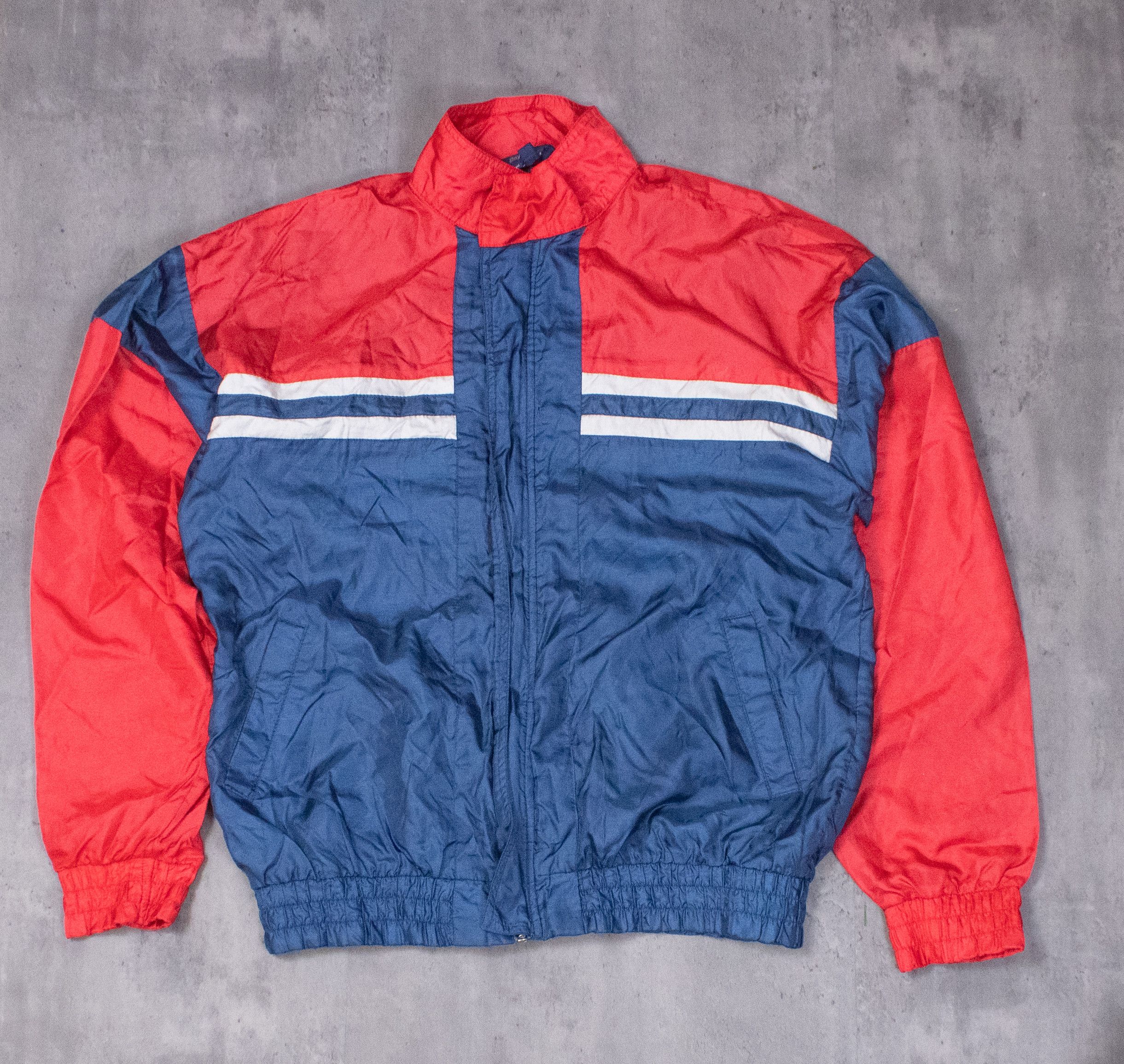 Vintage Vintage 1990's Baysport U.S.A Bloke Style Windbreaker Jacket Size US M / EU 48-50 / 2 - 3 Thumbnail