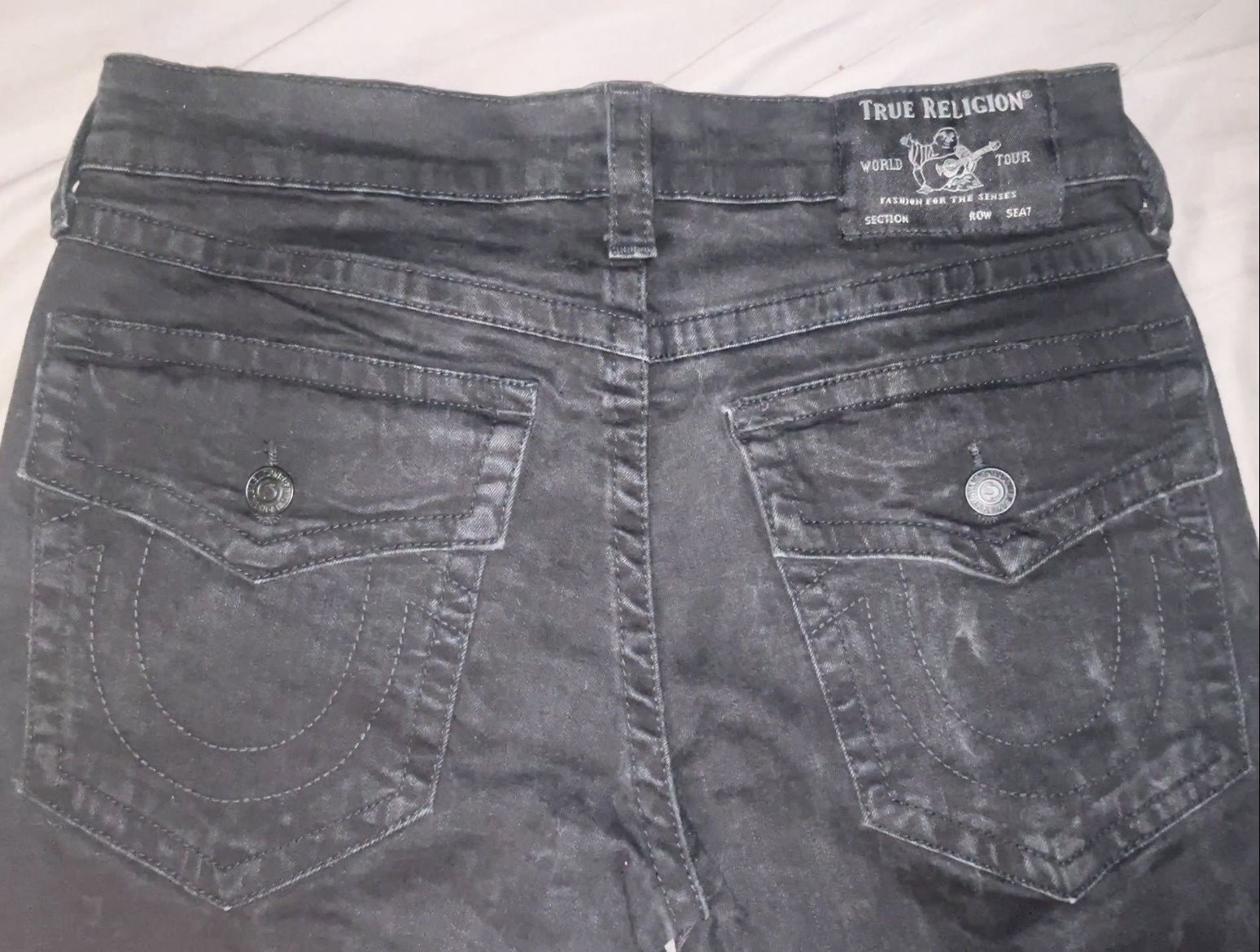 True Religion True Religion Mens Rocco Relaxed Jeans Size 33 Size US 33 - 1 Thumbnail