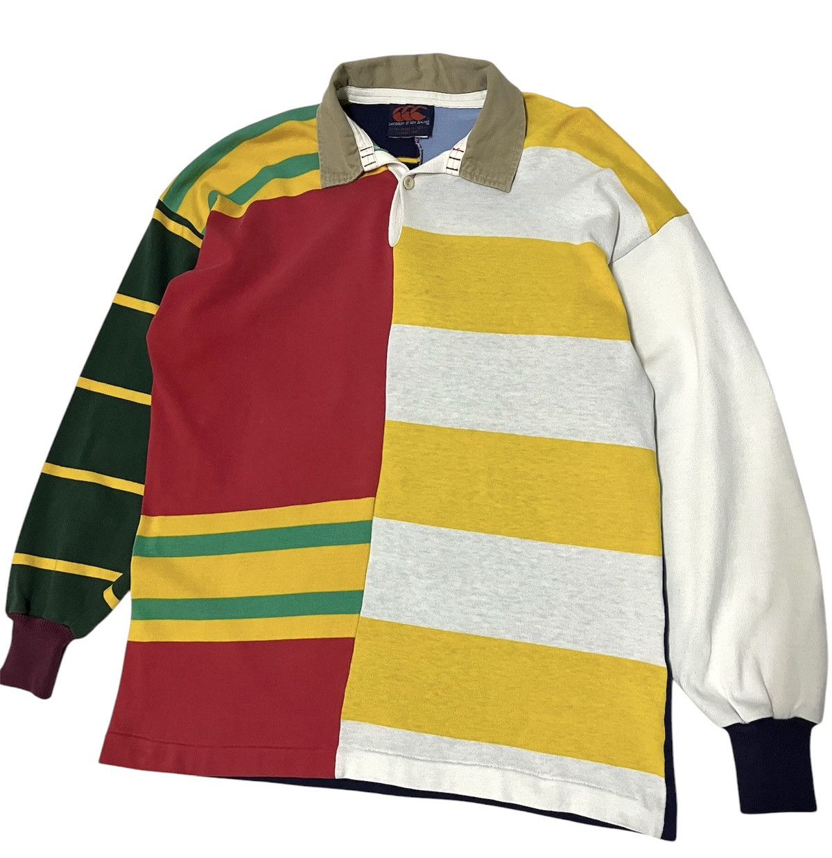 Canterbury of New Zealand × Vintage VINTAGE 90s CANTERBURY UGLIES NEW ZEALAND RUGBY POLO JERSEY Size US L / EU 52-54 / 3 - 3 Thumbnail