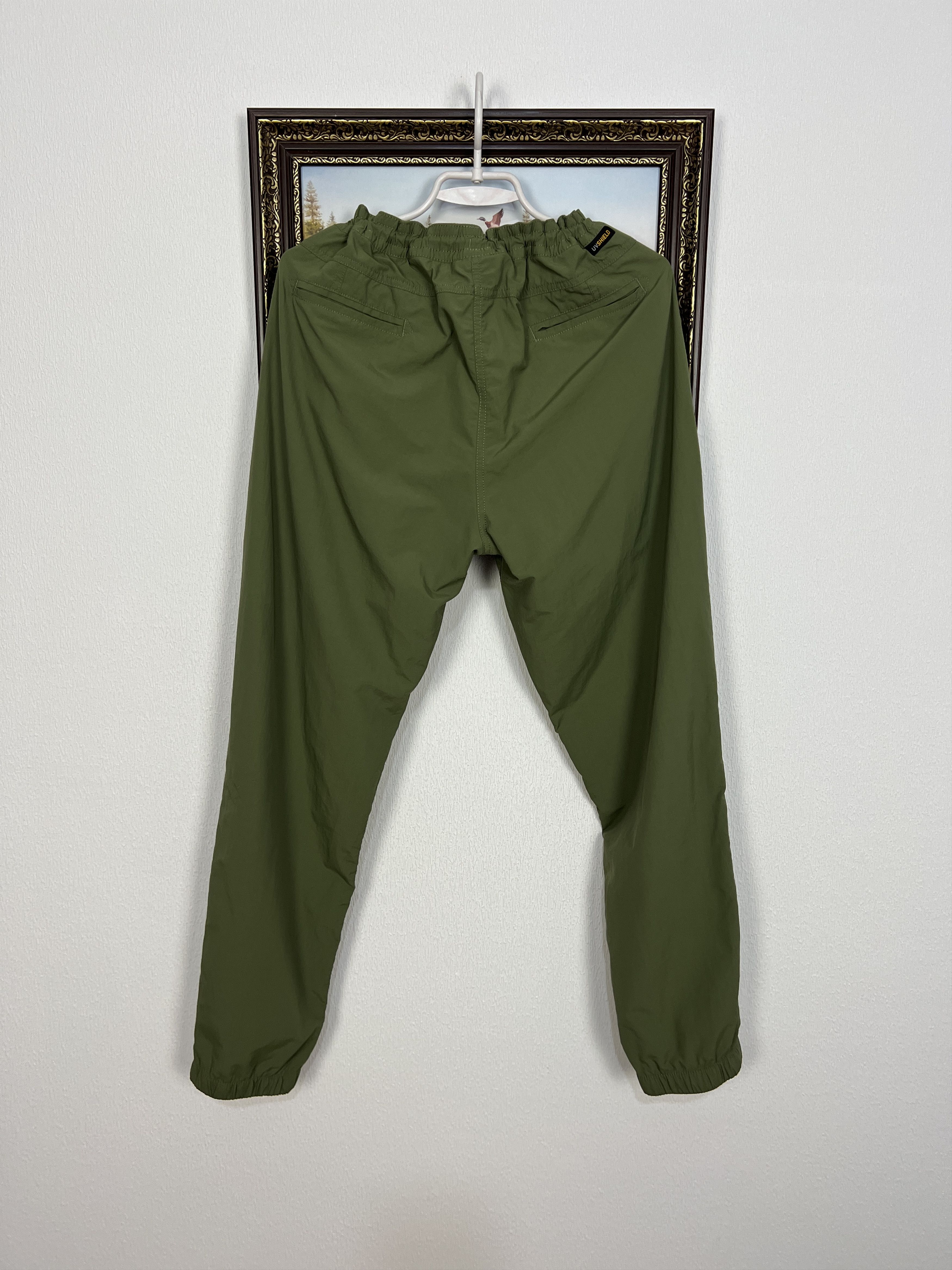 Jack Wolfskin Outdoors Women Hiking Pants Green Khaki Windbreaker Rare XL Size 36" / US 14 / IT 50 - 9 Thumbnail