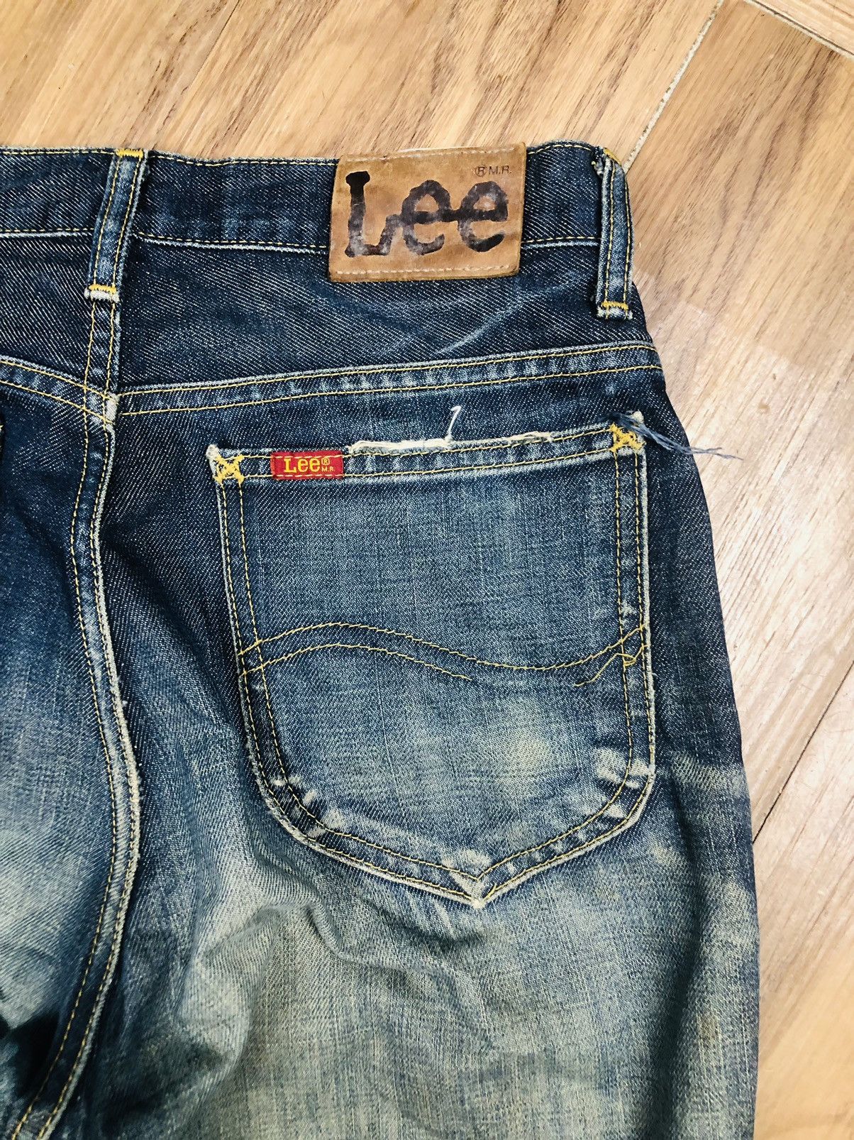 Lee Lee Vintage Flare Jeans High Waist Distressed (37) Size US 30 / EU 46 - 20 Thumbnail